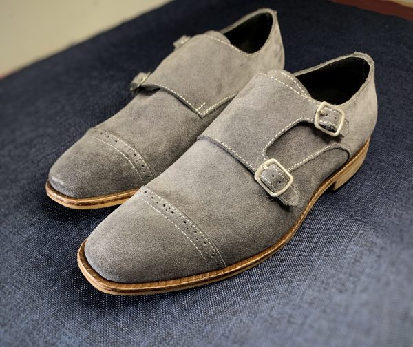 Upgrade your style with classic grey monk strap shoes for men. Timeless elegance meets modern comfort in our collection. Shop now!