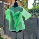 Discover elegance in our unique green chiffon blouse featuring exquisite ruffles. This enchanting piece is available in red, white, pink and cream colors!