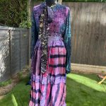 Discover the vibrant beauty of our multicolored Adire maxi African dress collection. Embrace culture, style, and elegance in every step. Shop now!