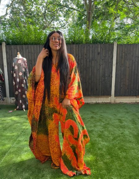 Shop the perfect blend of style and comfort with our orange and green African inspired jumpsuit – Bubu's latest fashion must-have. Get yours today!