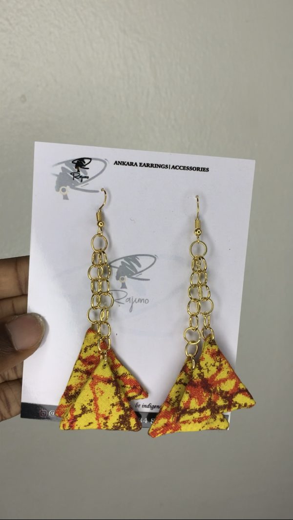 Discover unique Ankara earrings, handcrafted with vibrant fabric patterns. Elevate your style with these culturally inspired accessories.