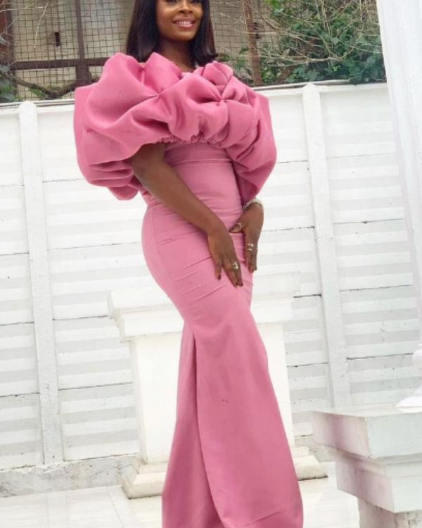 Elevate your elegance with our Pink Off-Shoulder Fluffy Design Dress. Crafted from luxurious fabric, this timeless piece offers comfort and style. Its chic silhouette and fluffy design make it perfect for any formal occasion. Flaunt your sophistication effortlessly in this statement dress.